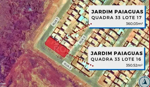 TERRENOS À VENDA NO BAIRRO JARDIM PAIAGUAS, RONDONÓPOLIS – MT