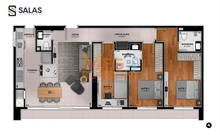 APARTAMENTOS Ă VENDA NO EDIFĂCIO AURORA HOME RESORT, RONDONĂPOLIS - MT â foto 27