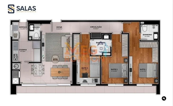 APARTAMENTOS Ă VENDA NO EDIFĂCIO AURORA HOME RESORT, RONDONĂPOLIS - MT â foto 30
