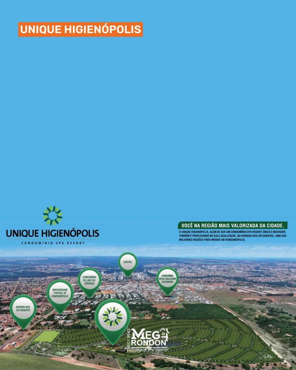 🌳 TERRENO À VENDA NO CONDOMÍNIO UNIQUE HIGIENÓPOLIS, RONDONÓPOLIS – MT — foto 5