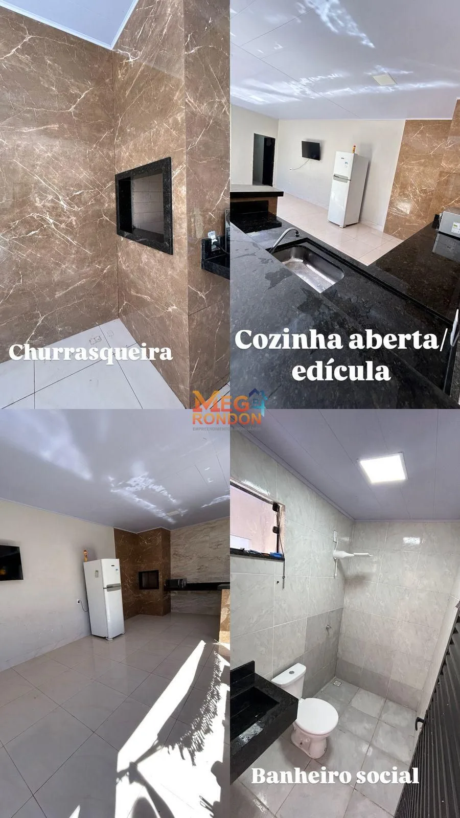 ÁGIO - CASA NO PORCELANATO COM PISCINA - ROSA BORORÓ — foto 3