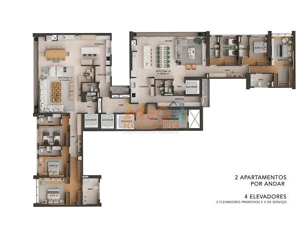 đ˘APARTAMENTOS Ă VENDA NO EDIFĂCIO RESIDENCIAL VITRA, NO BAIRRO VILA AURORA, RONDONĂPOLIS - MT â foto 25