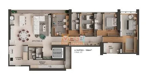 đ˘APARTAMENTOS Ă VENDA NO EDIFĂCIO RESIDENCIAL VITRA, NO BAIRRO VILA AURORA, RONDONĂPOLIS - MT â foto 27